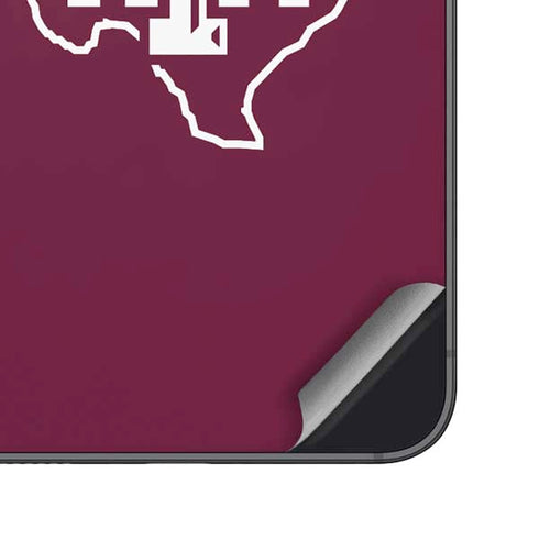 Texas A&M University Black Logo Galaxy S25 Skin